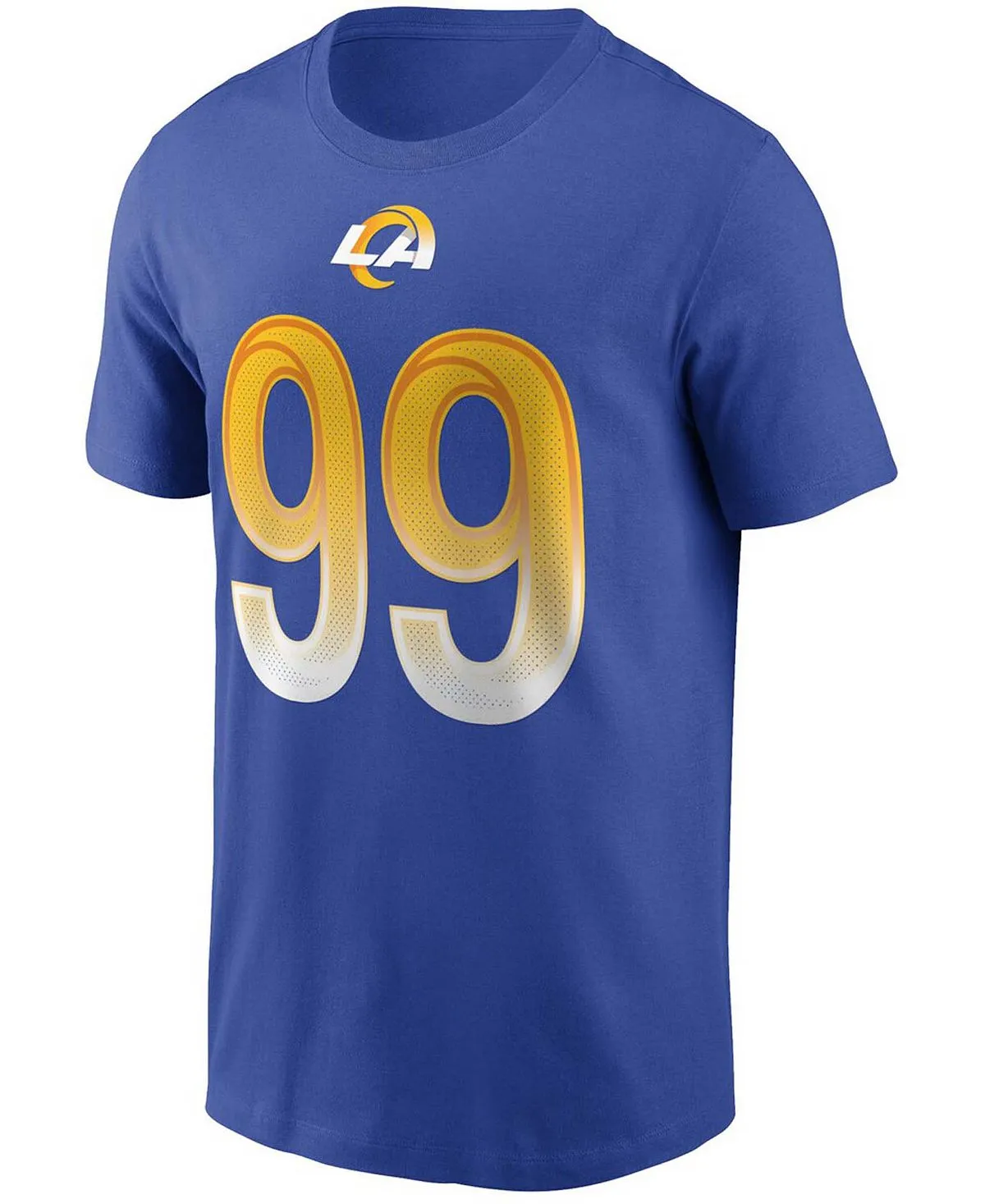 Aaron Donald Royal Los Angeles Rams Nike Men's Name and Number T-Shirt