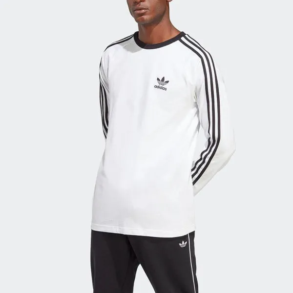 Adidas Adicolor Classics 3-Stripes Long Sleeve Tee 'White', White