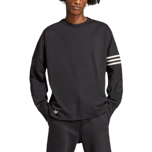 Adidas Adicolor Neuclassics Long Sleeve Tee 'Black', Gray