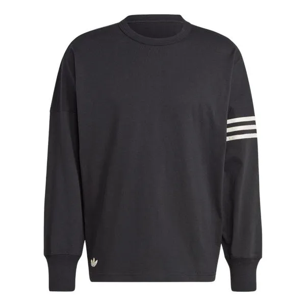 Adidas Adicolor Neuclassics Long Sleeve Tee 'Black', Gray