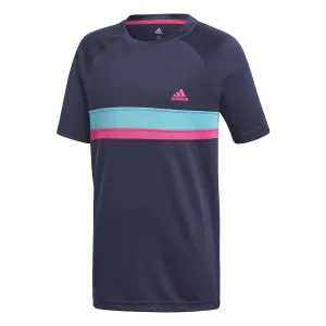 adidas Boys Club Colour Block Tennis T-Shirt