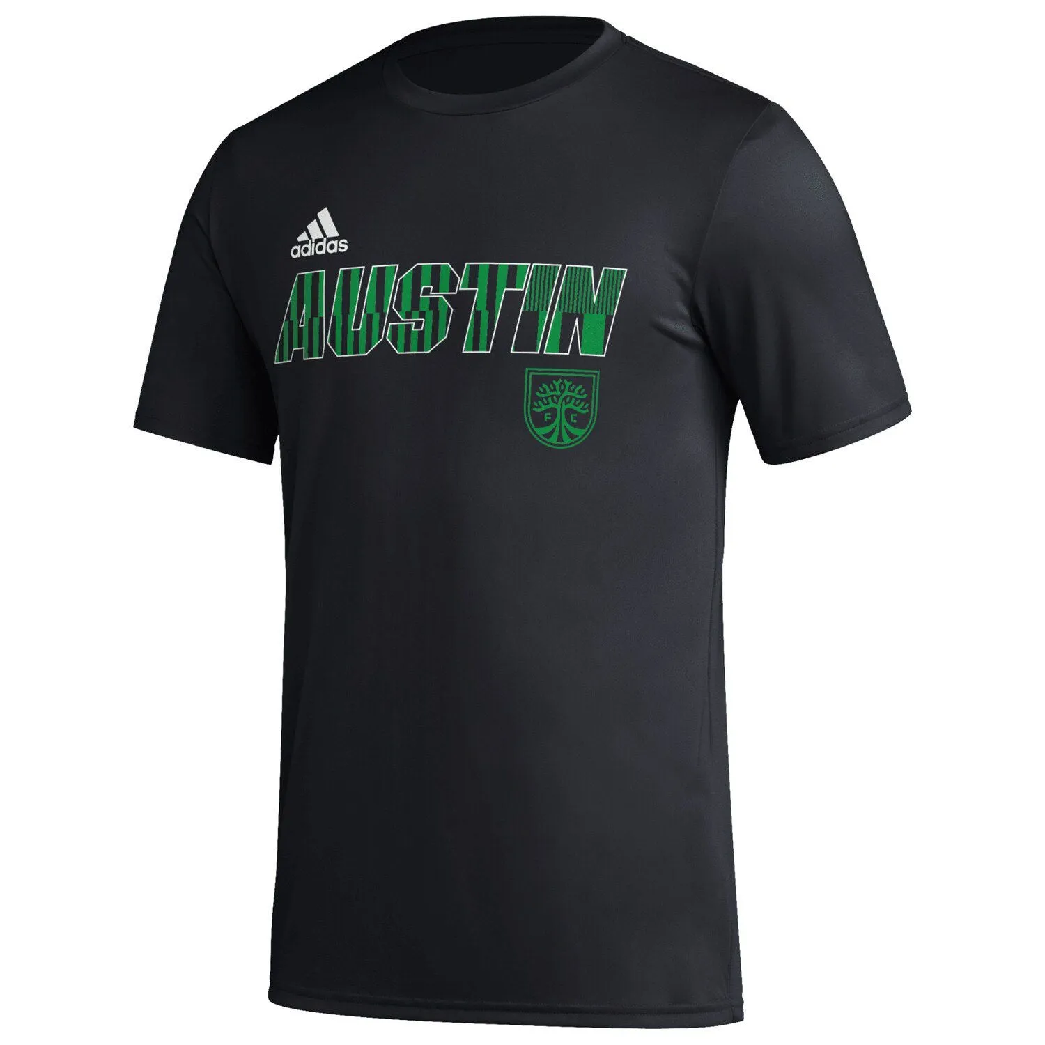 adidas Men's AEROREADY Austin FC Team Black Jersey Hook Top