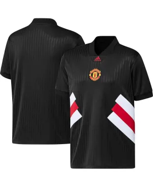 adidas Men's Black Manchester United Football T-Shirt