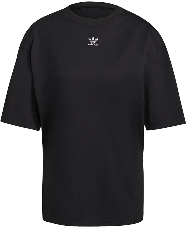 Adidas Originals Womens Adicolor Essentials T Shirt Black White