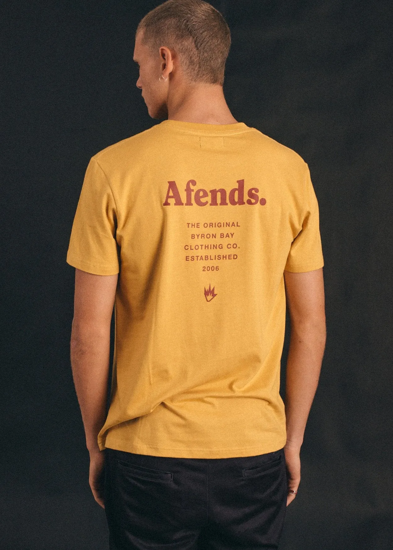 Afends Mens Worldwide - Standard Fit Tee