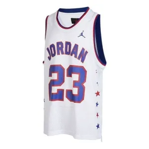 Air Jordan Basketball Training Sports Vest White