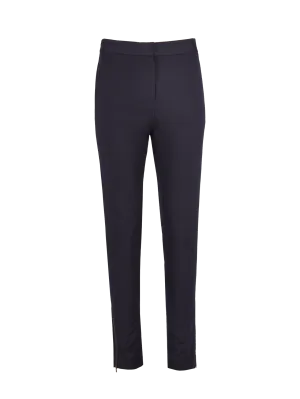 ankle zip tailored trousers