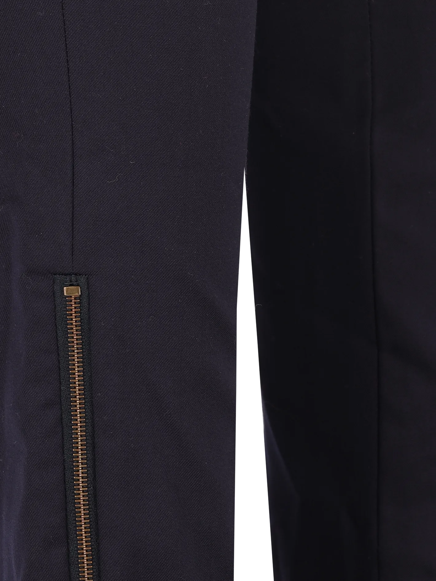 ankle zip tailored trousers