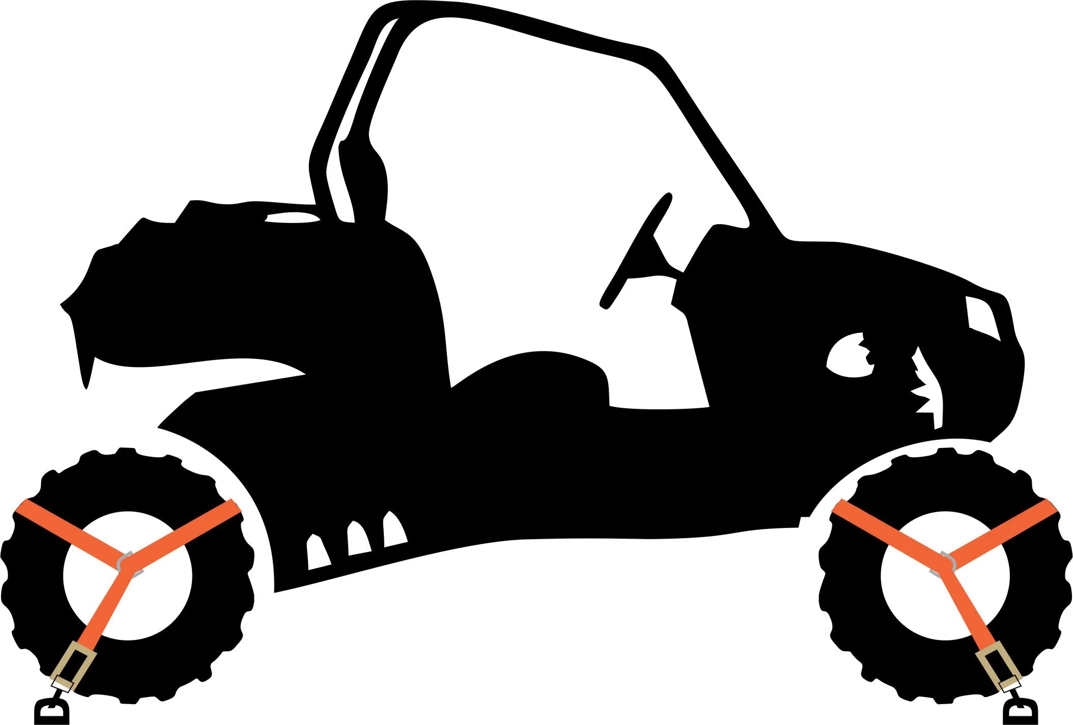 ATV/UTV Tie-Down Strap Kit