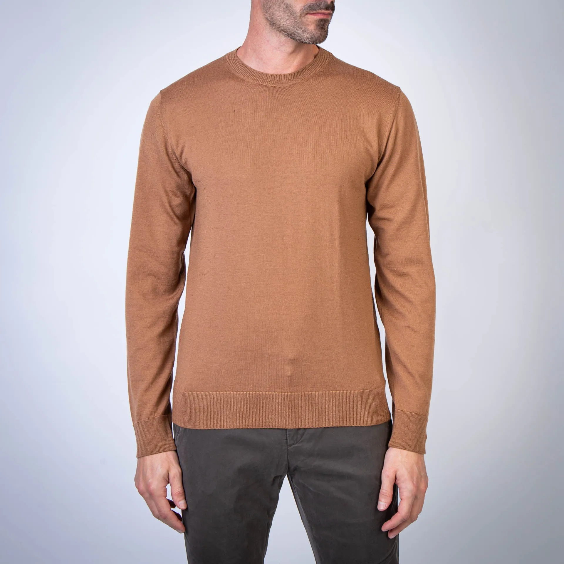 BALLANTYNE SWEATER B2P000 14W91 14501 KHAKI