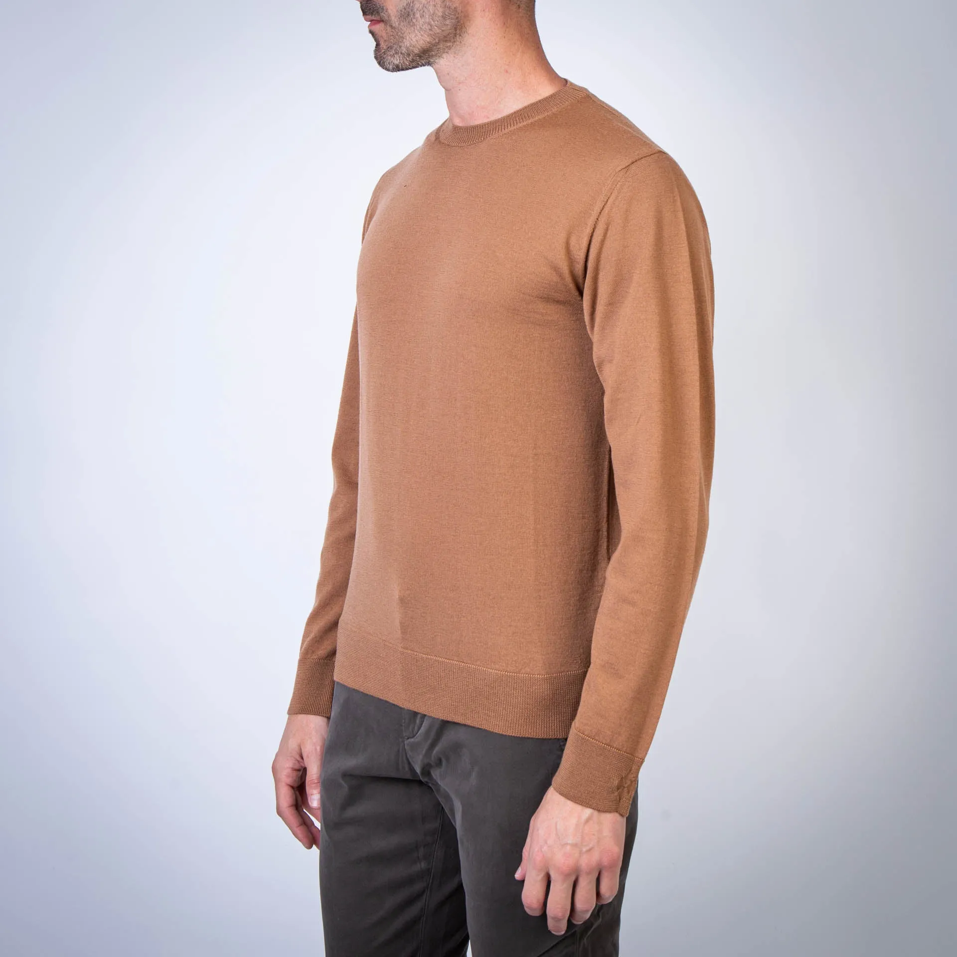 BALLANTYNE SWEATER B2P000 14W91 14501 KHAKI