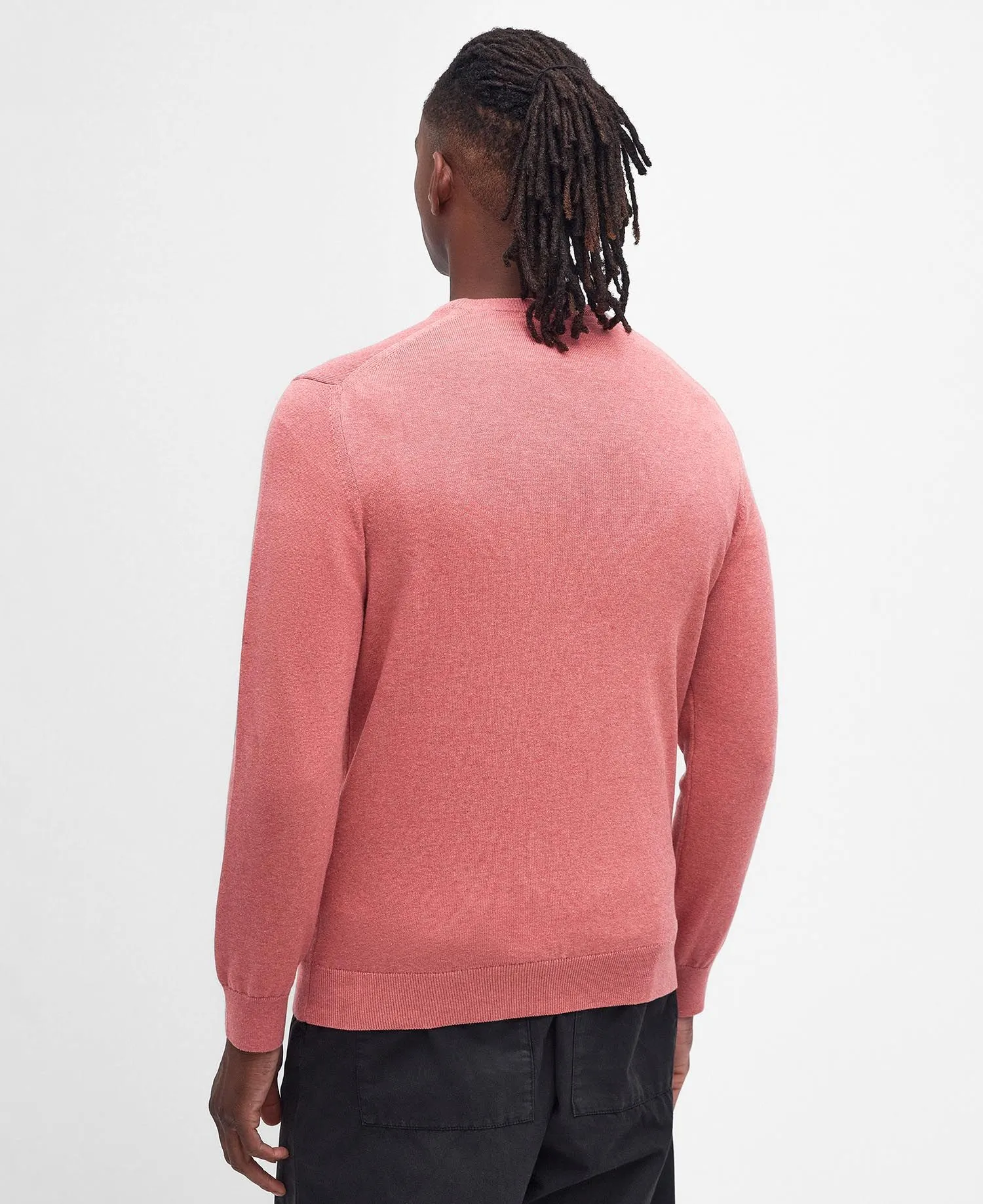 Barbour - Pima Cotton Crew Neck, Pink Clay