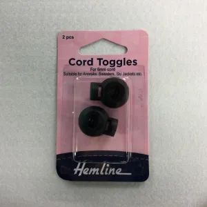 Black Cord Toggles