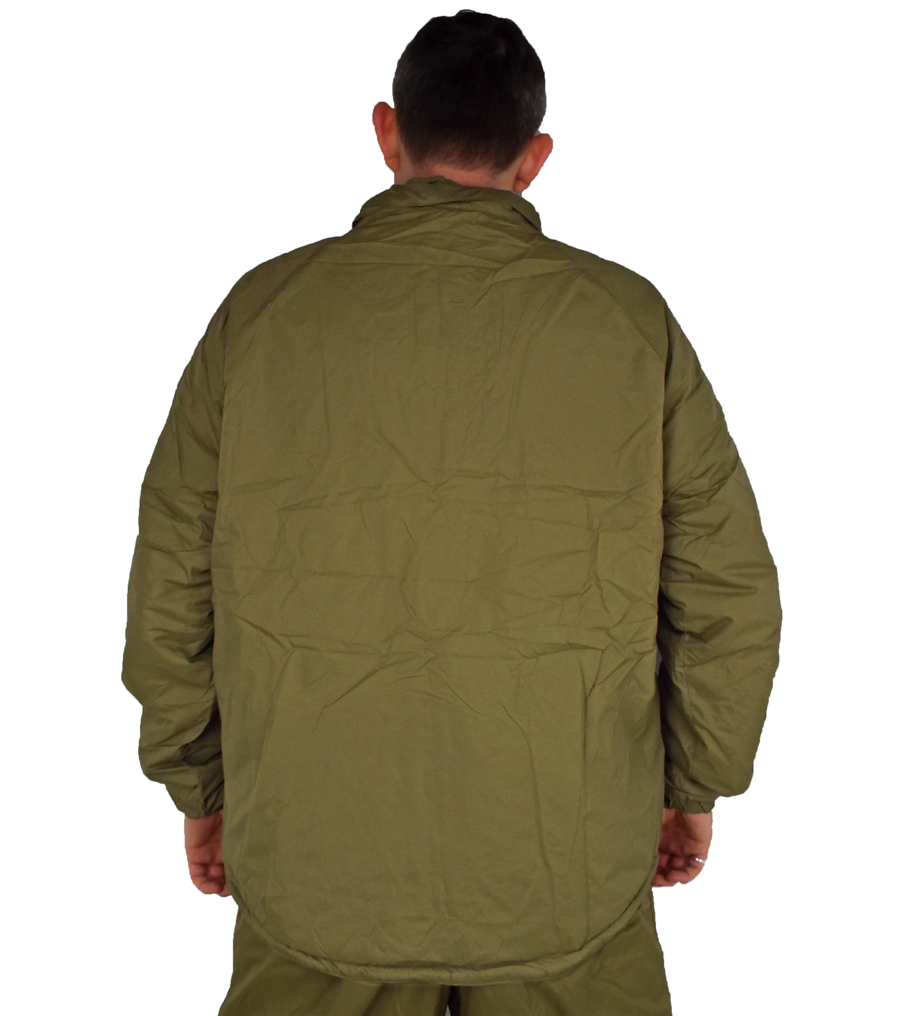 British Army - Soft Insulated PCS Jacket - full length zip front - Olive Green - Grade 1