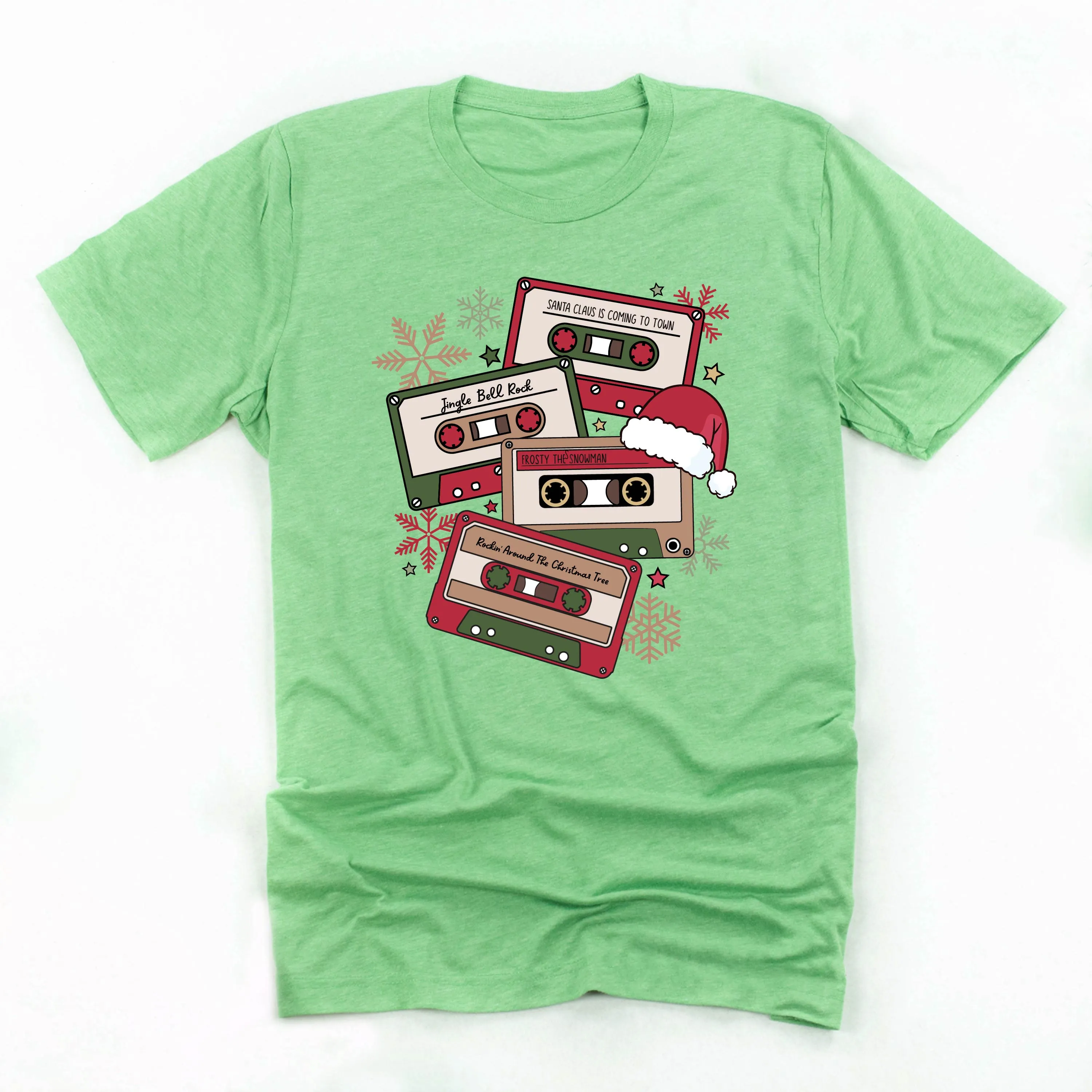 Christmas Cassette Tapes - Unisex Tee