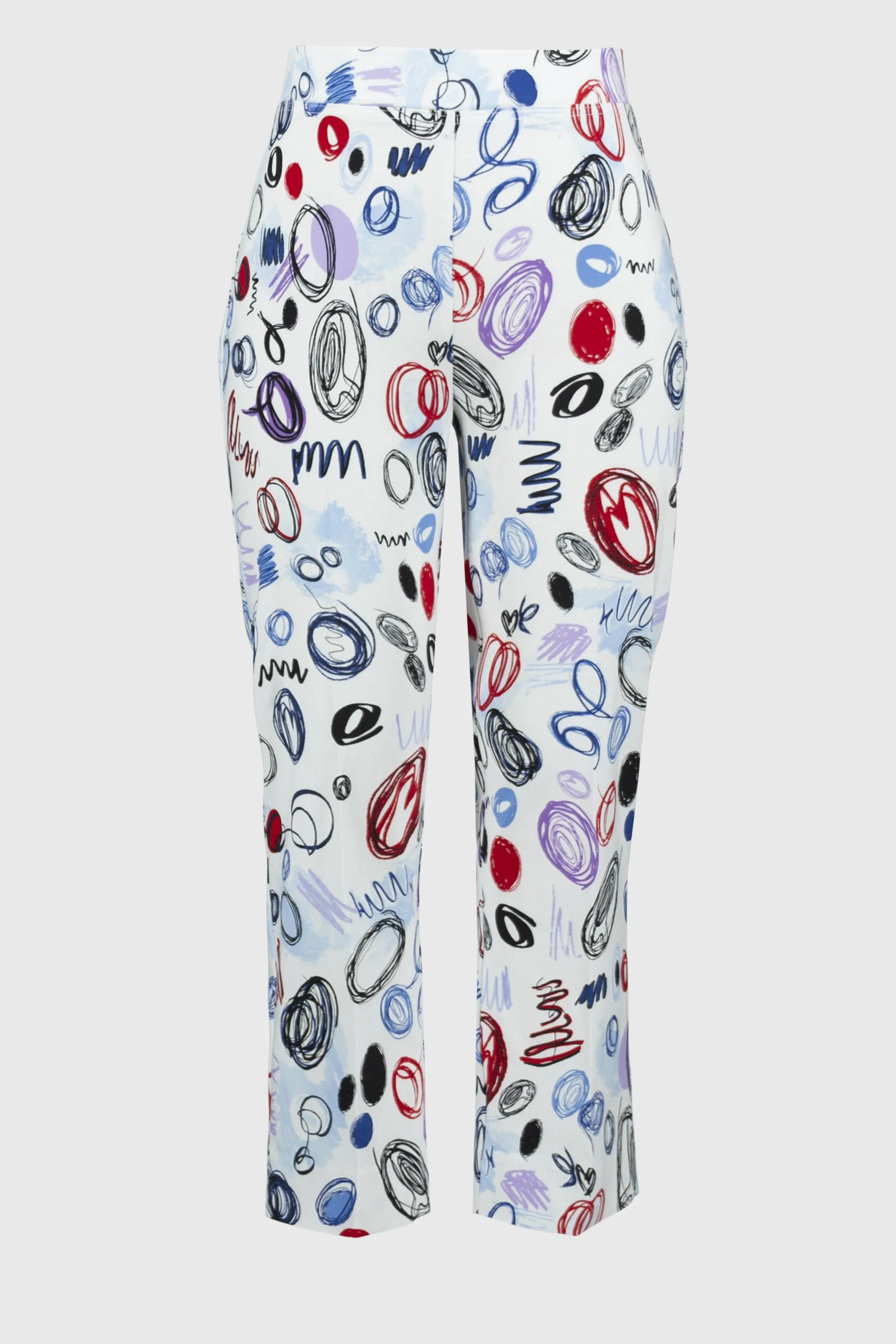 Circle Print Pull On Trousers <span>251221<span>