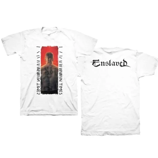 CLEARANCE - T-Shirt - Enslaved - In Time - White