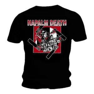 CLEARANCE - T-Shirt - Napalm Death - Nazi Punks Fuck Off