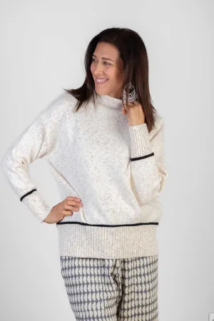 Cream Speckle Knit