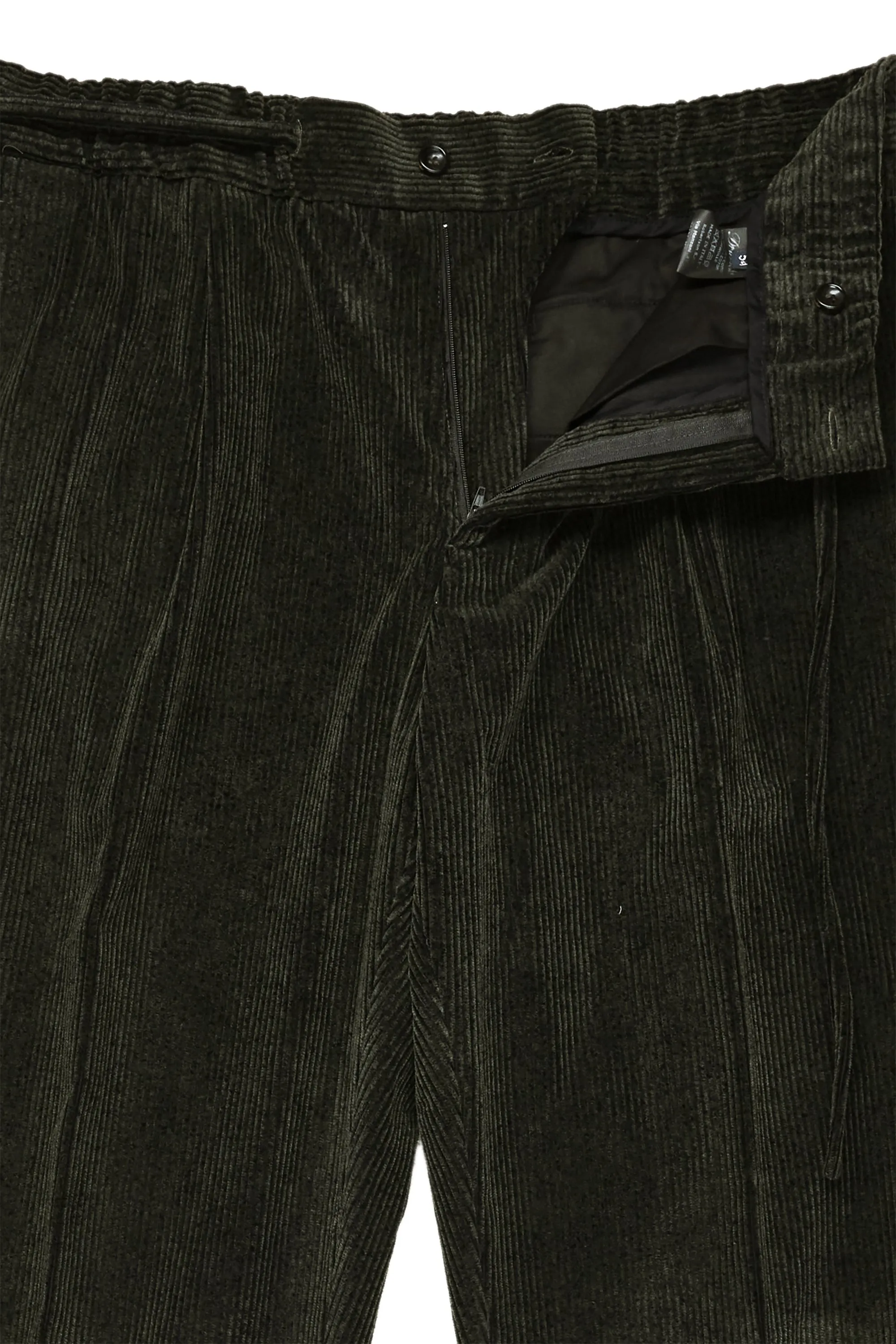 Drumohr Dark Green Cotton Corduroy Drawstring Trousers