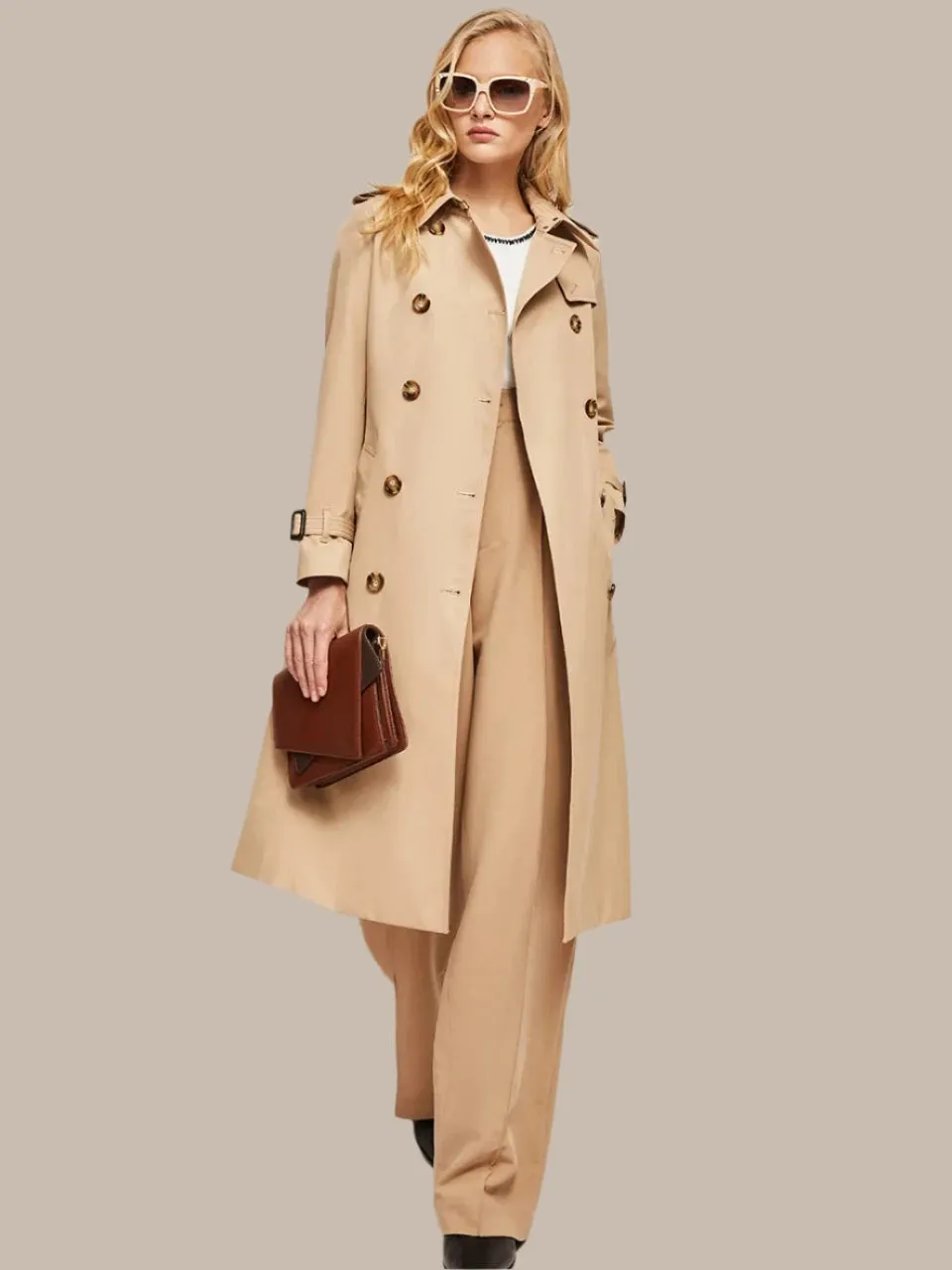 Fall New Commuter Casual Trench Coat for Women