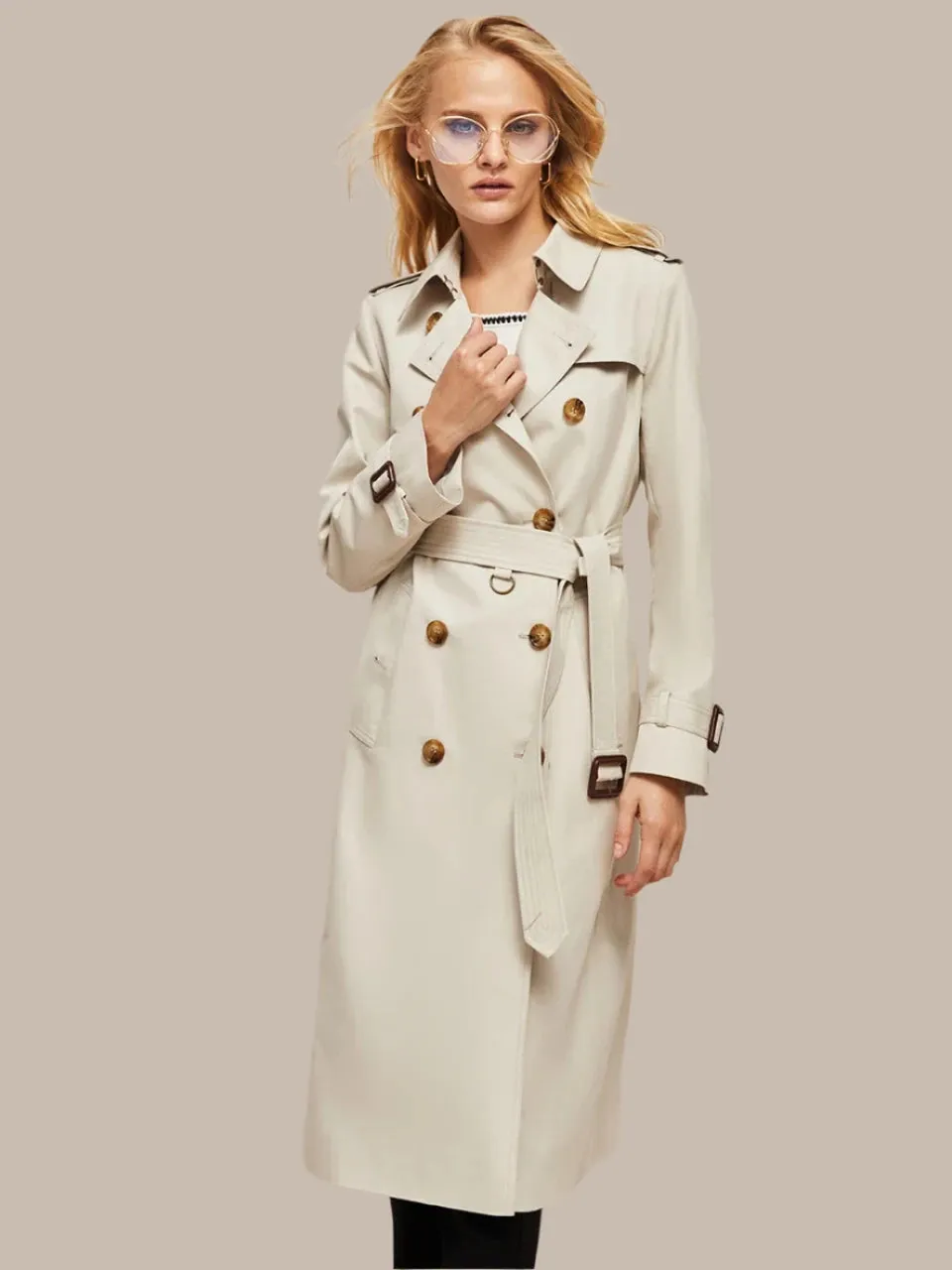 Fall New Commuter Casual Trench Coat for Women