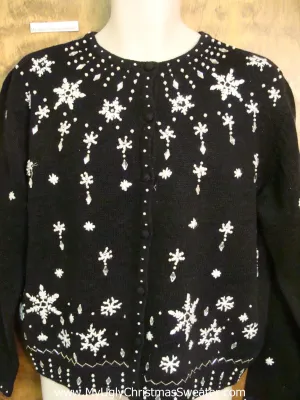 Fancy and Kind of Nice Ugly Christmas Sweater Cardigan