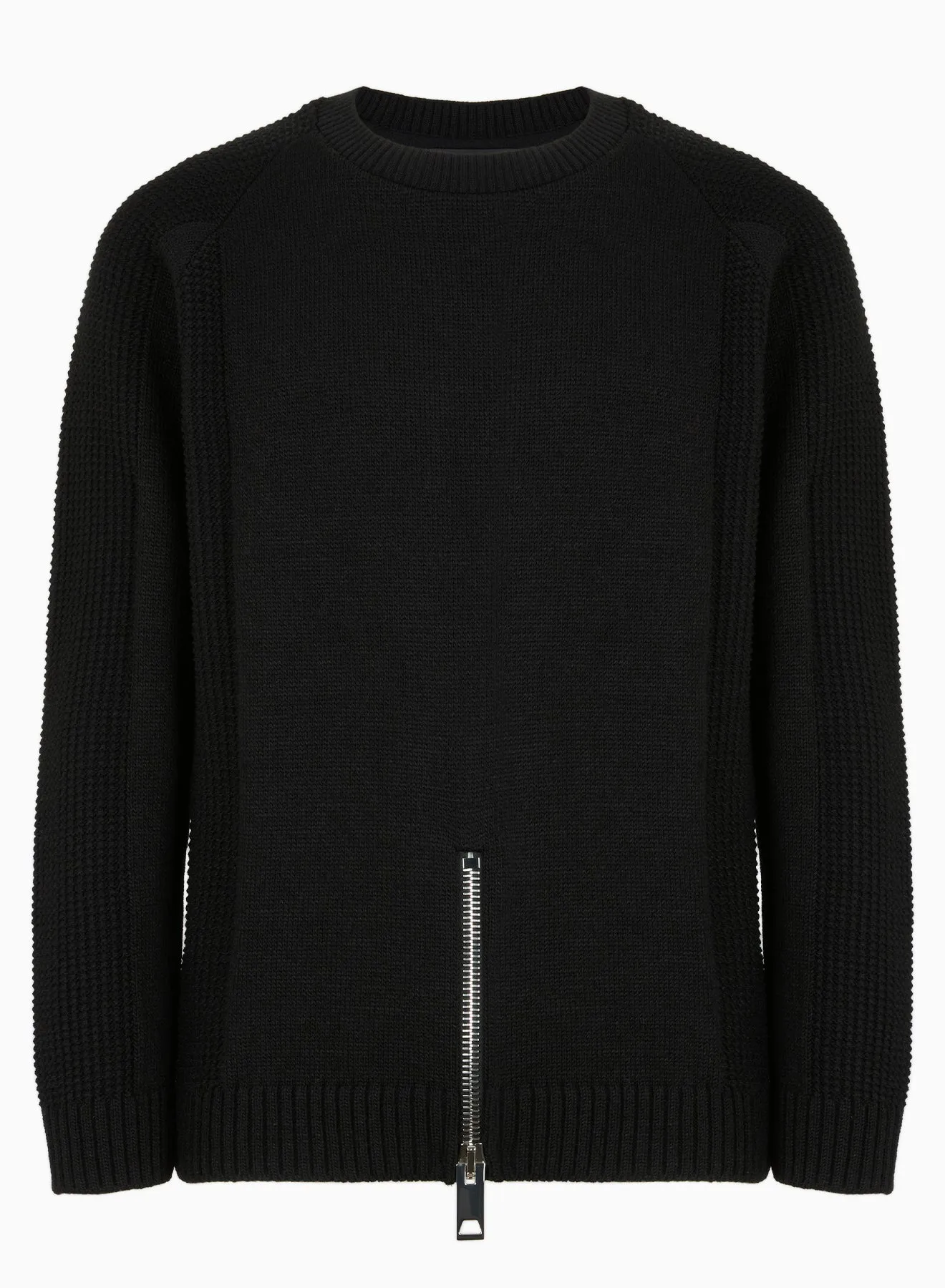 FLEECE SWEATER WITH ZIP ON THE FRONT