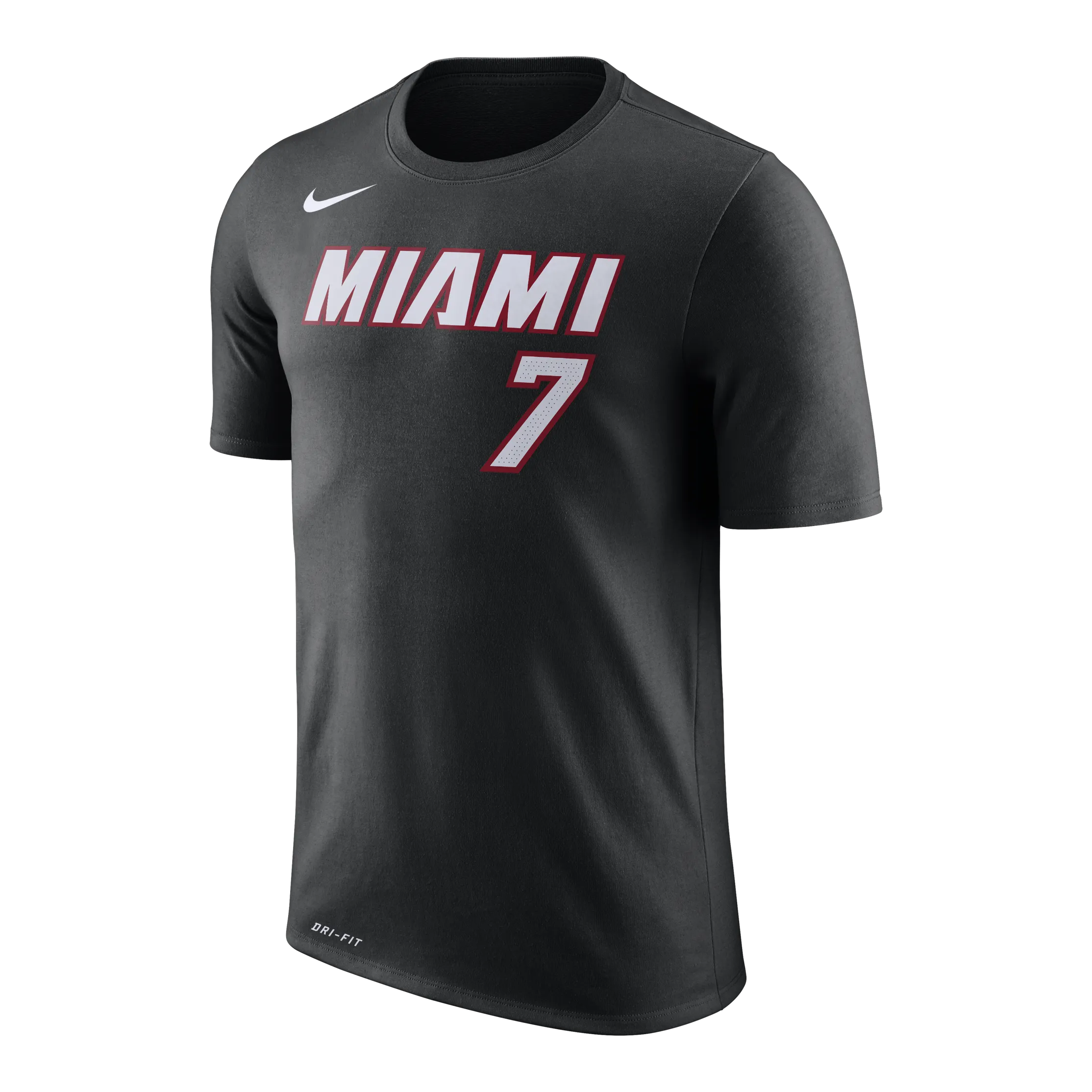 Goran Dragic Nike Miami HEAT Youth Black Name & Number Tee