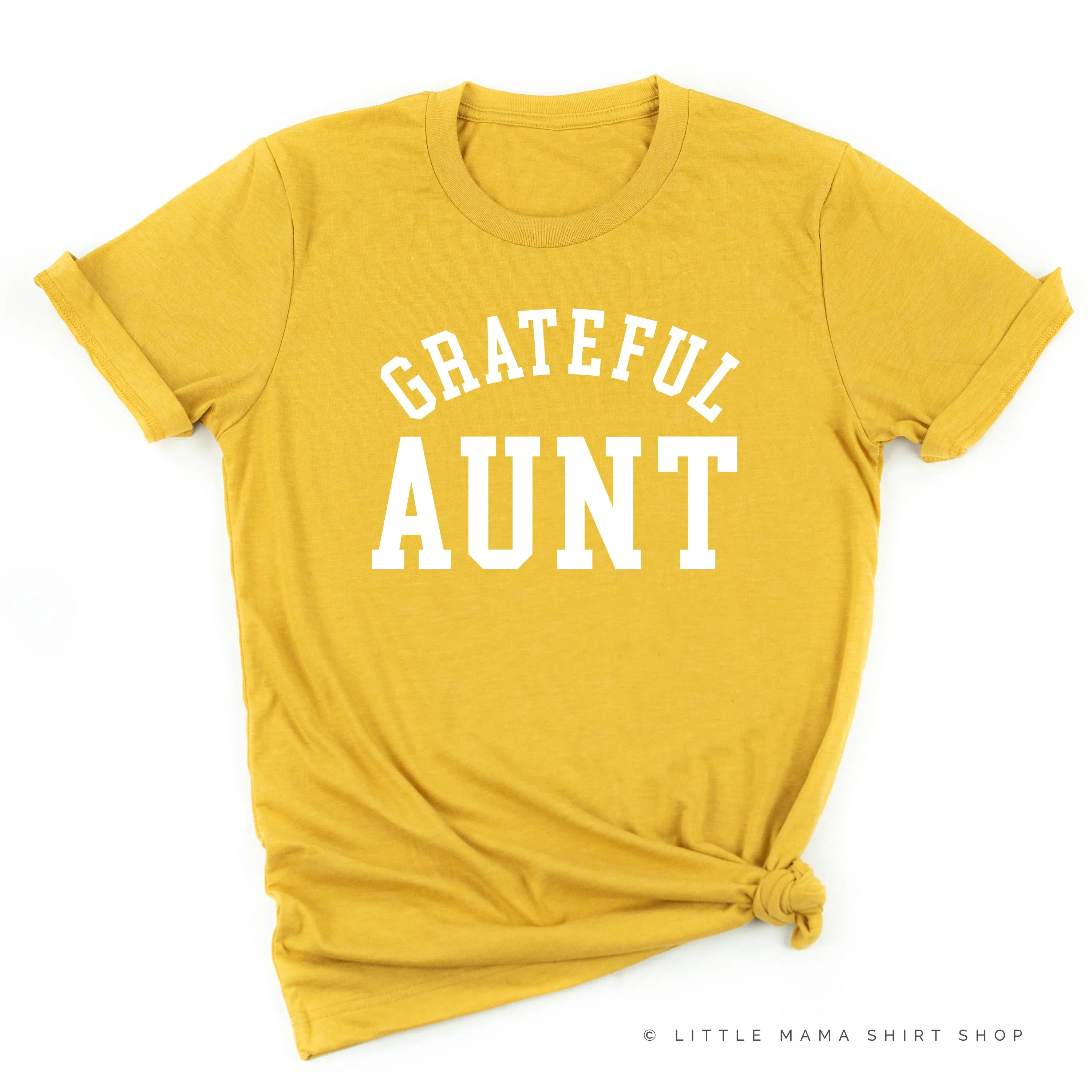 Grateful Aunt - (Varsity) - Unisex Tee