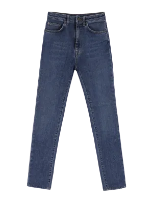 high-rise skinny jeans