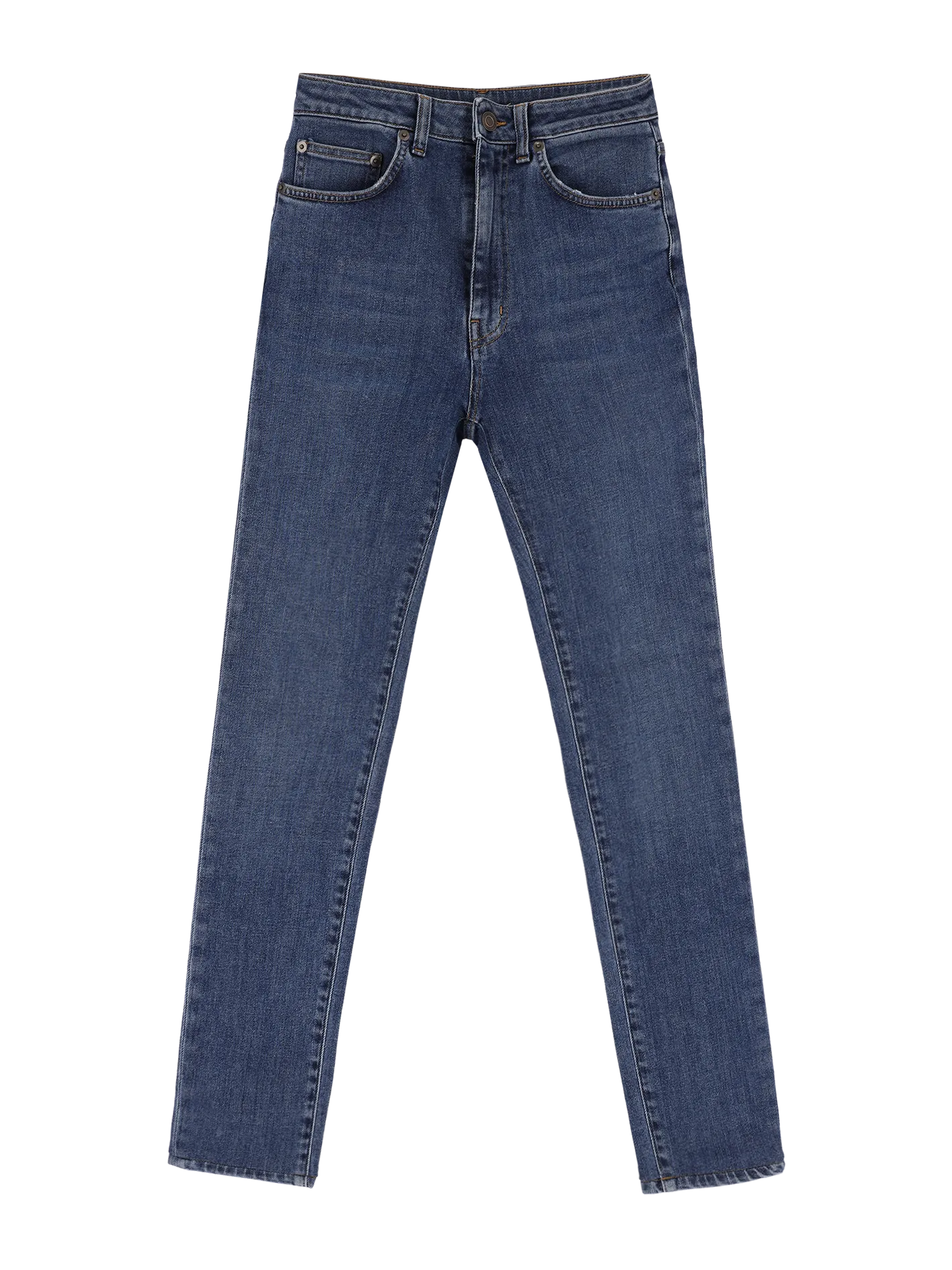 high-rise skinny jeans