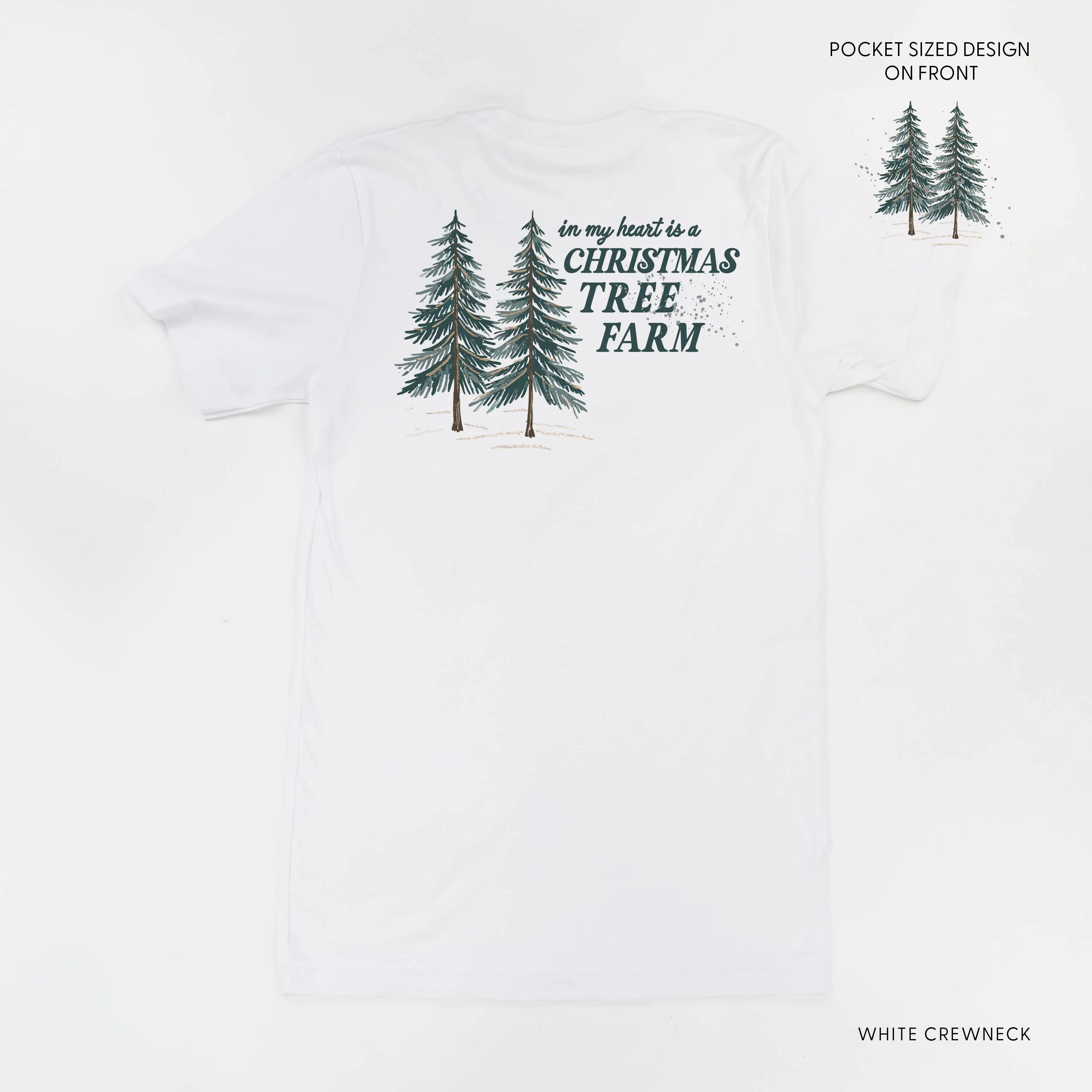 In My Heart Is A Christmas Tree Farm (pf&b) - Unisex Tee