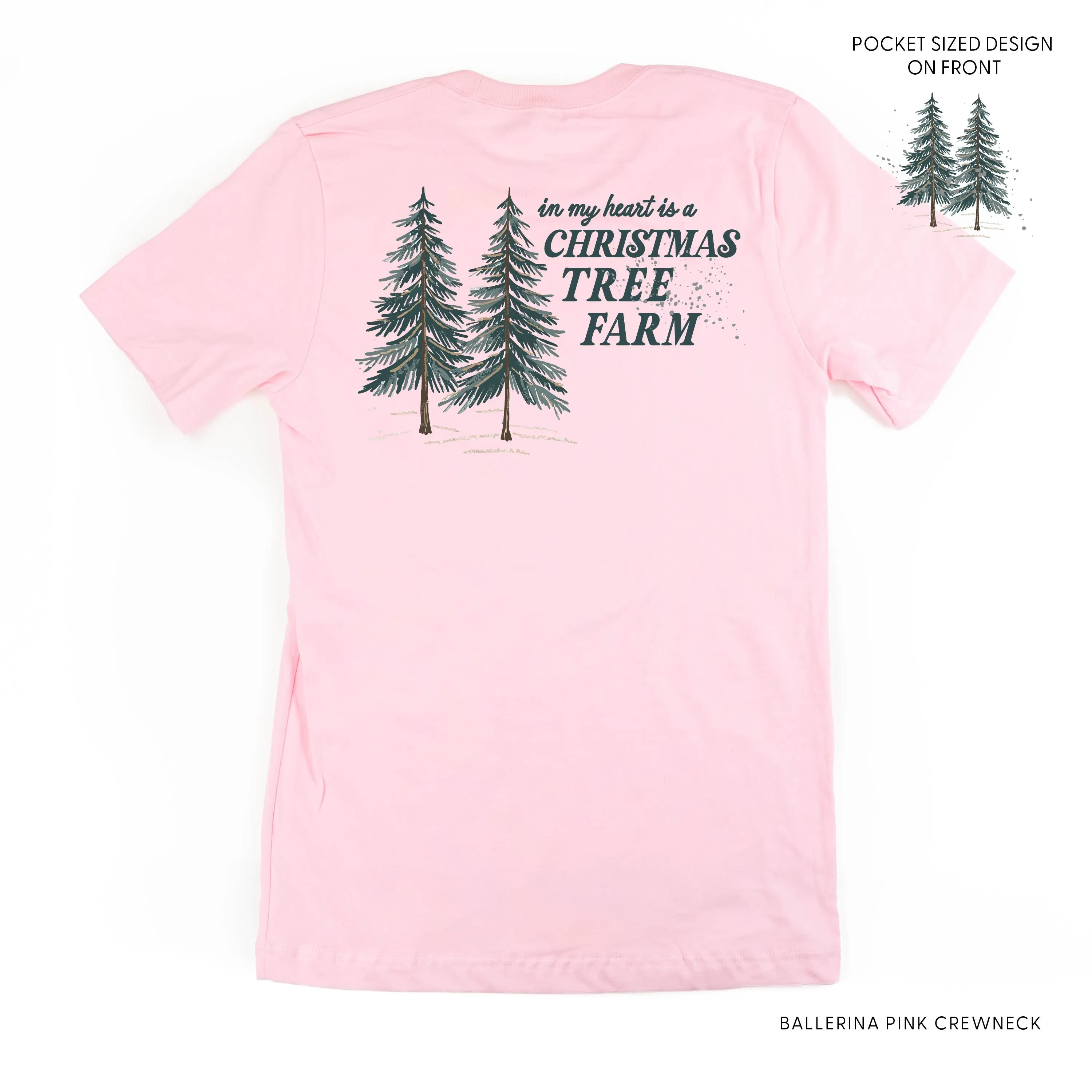 In My Heart Is A Christmas Tree Farm (pf&b) - Unisex Tee