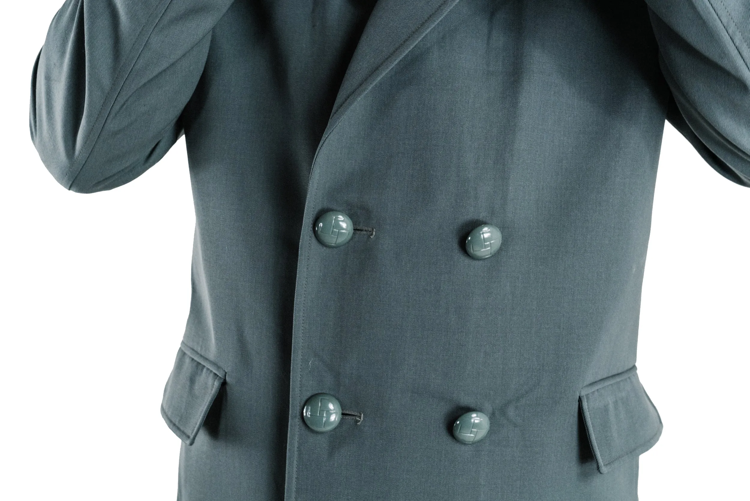 Italian Field Grey Military Trench Coat including liner - Unissued