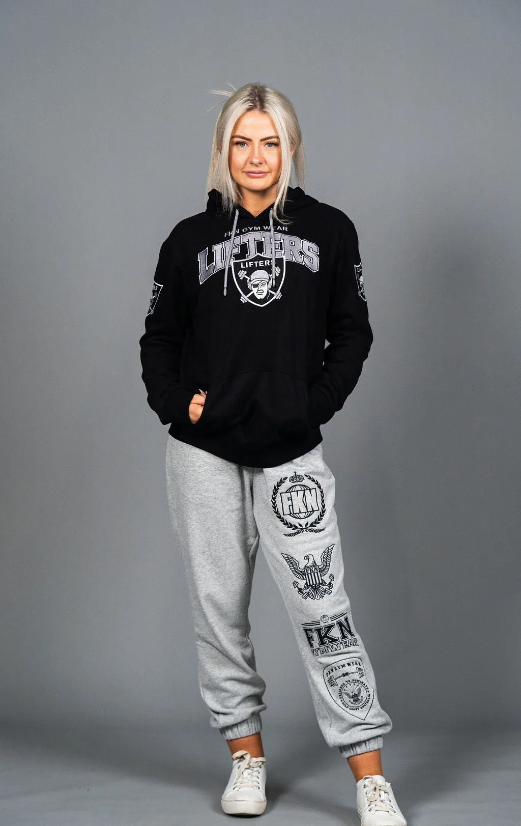 LIFTERS | Women's Gym Hoodie | Black