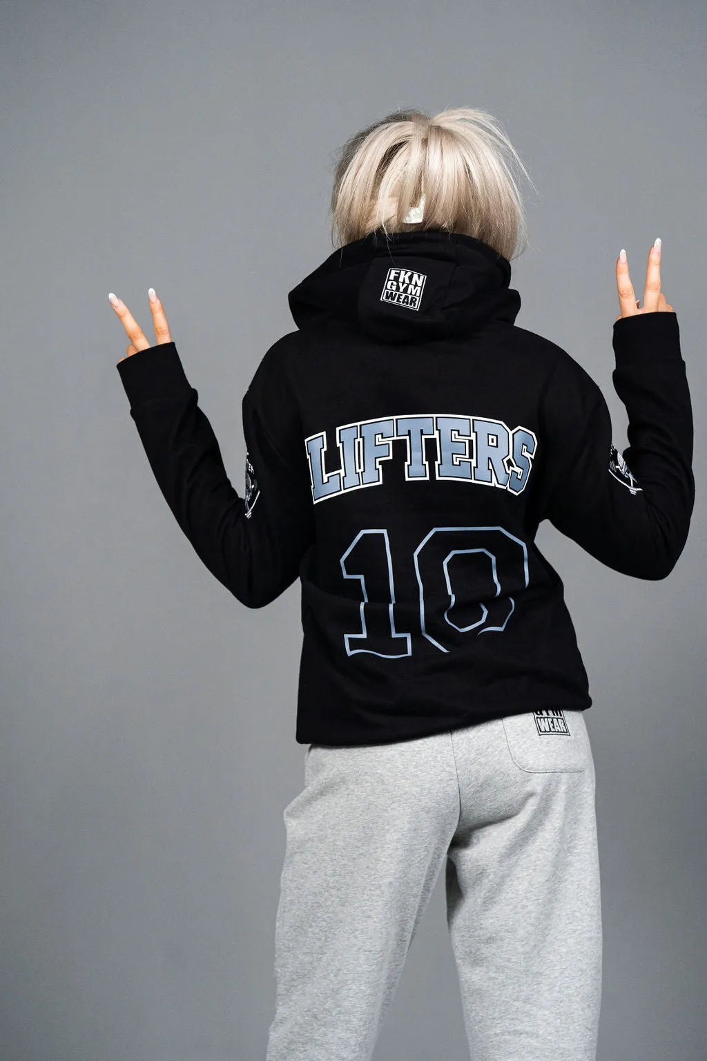 LIFTERS | Women's Gym Hoodie | Black