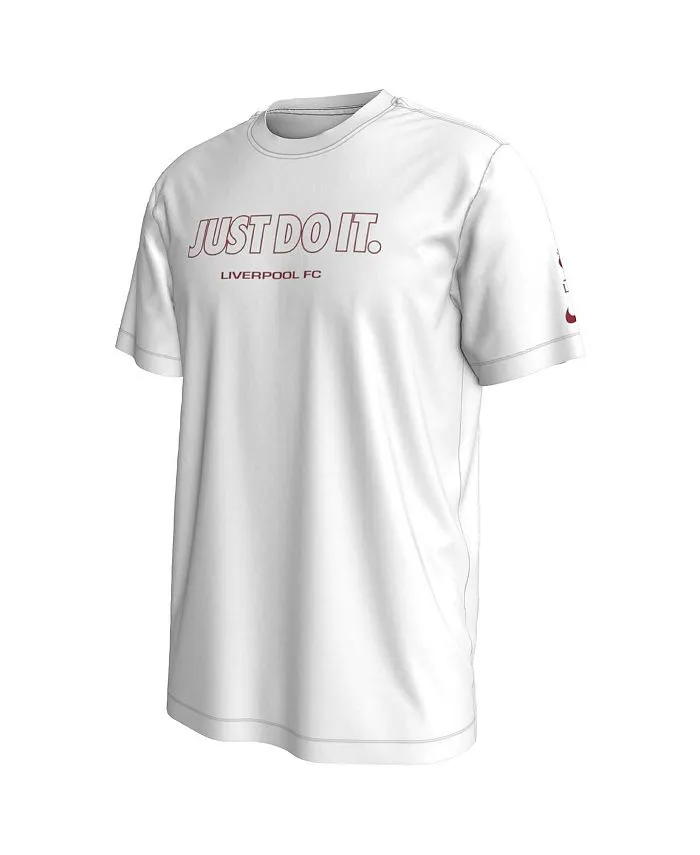 Liverpool Just Do It Nike Men's White T-Shirt, White