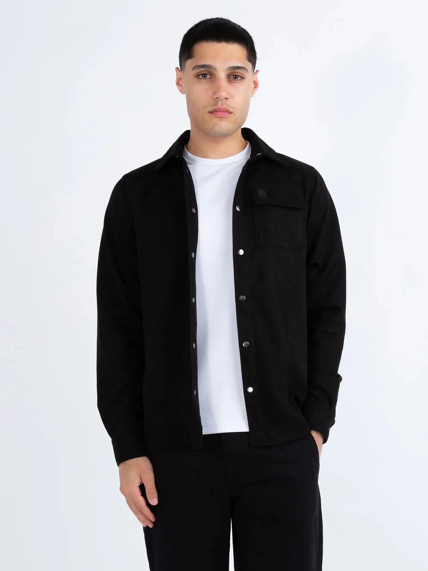 LUKE - DONOVAN 1000 PREMIUM FAUX SUEDE OVERSHIRT