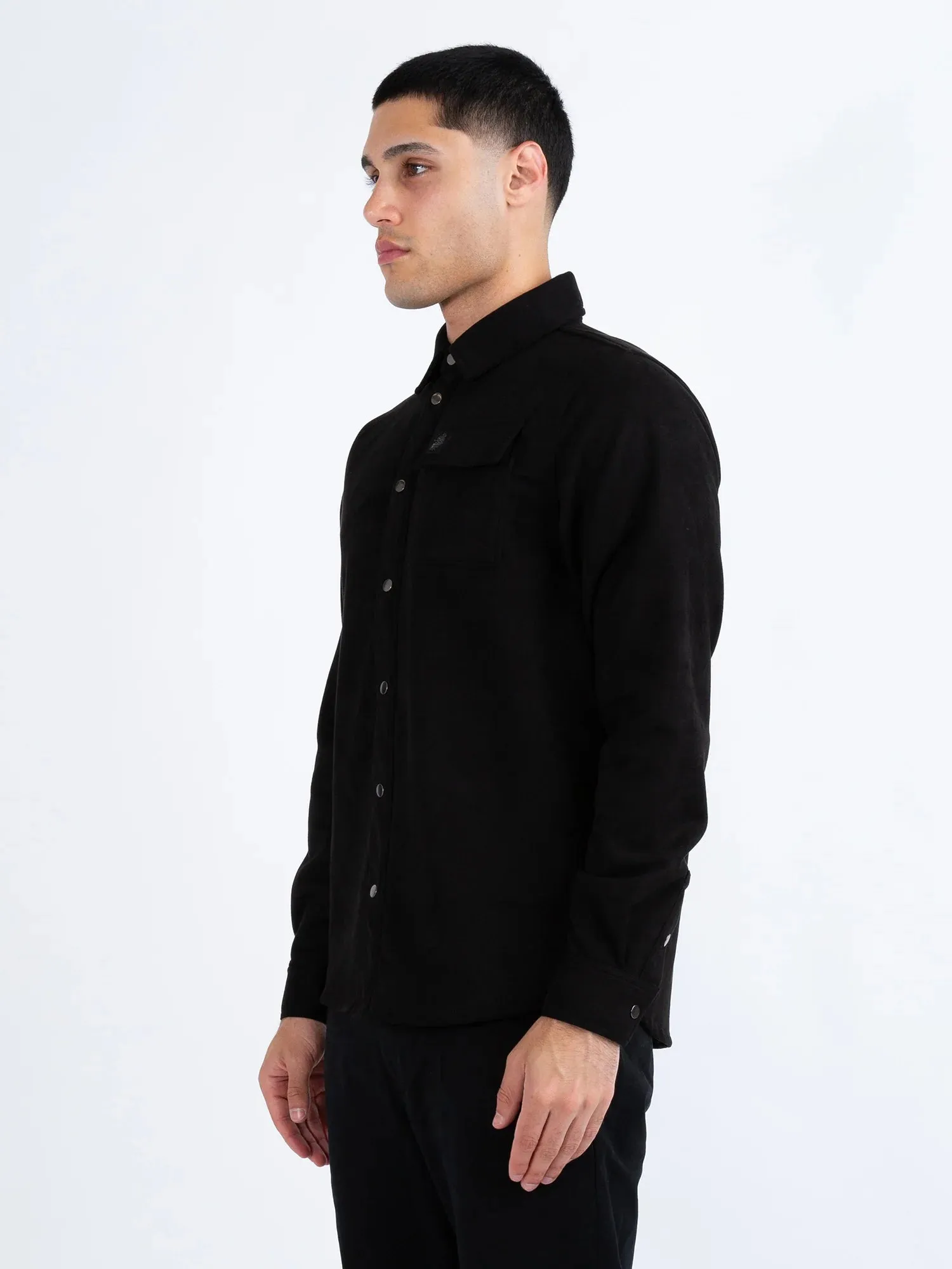 LUKE - DONOVAN 1000 PREMIUM FAUX SUEDE OVERSHIRT