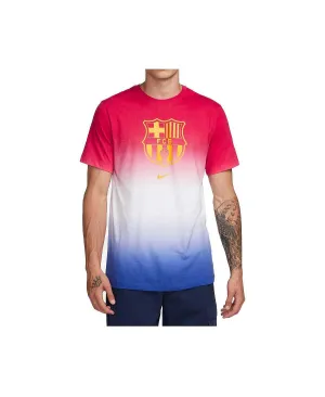 Men's Barcelona Crest Nike White T-Shirt