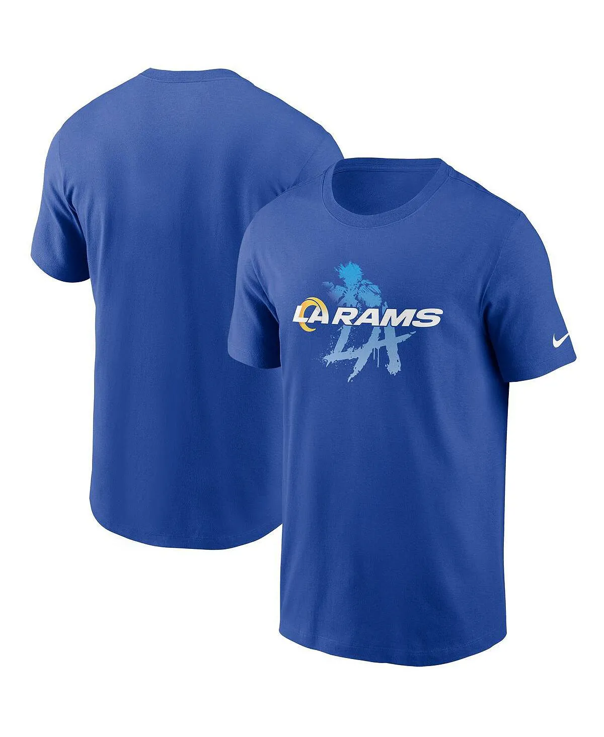 Men's Just Play Royal Los Angeles Rams Hometown Collection Nike T-Shirt