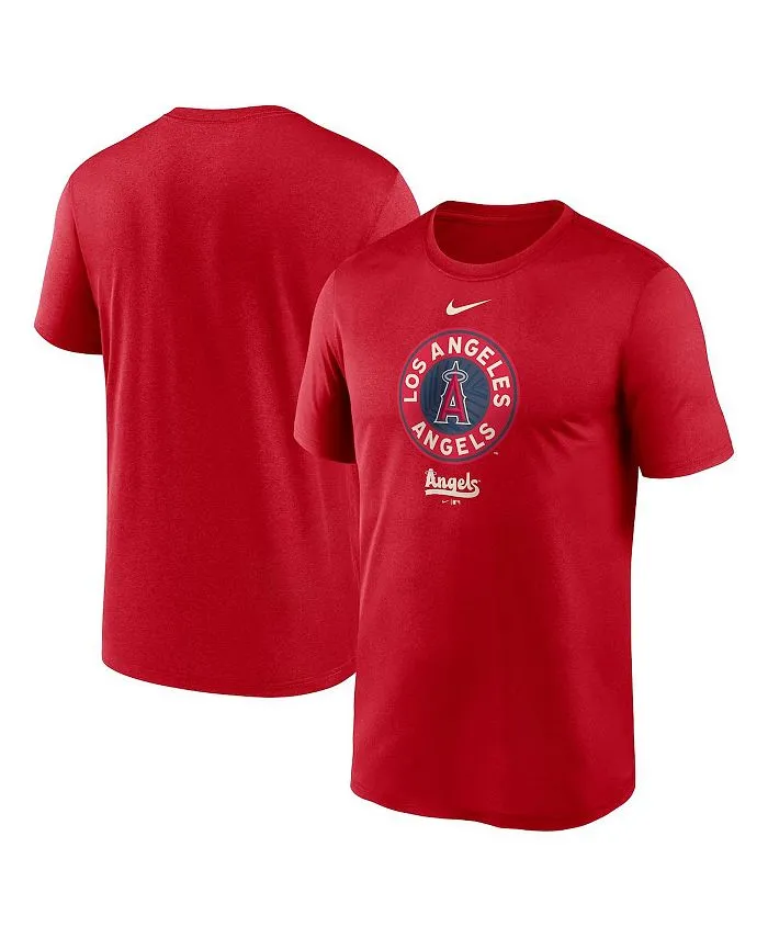 Men's Los Angeles Angels City Connect Nike Logo T-Shirt - Red