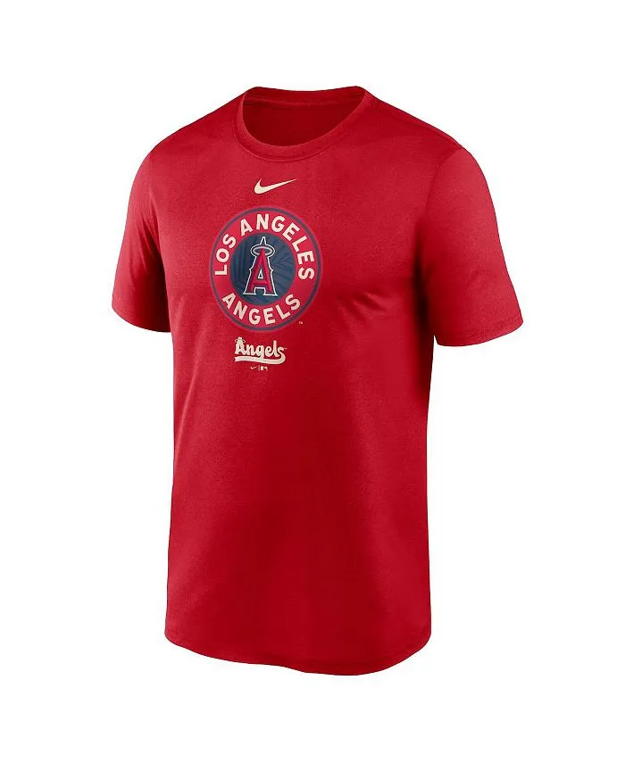 Men's Los Angeles Angels City Connect Nike Logo T-Shirt - Red