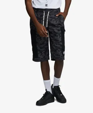 Men's Plus Size High Contrast Color Cargo Shorts Ecko Unltd