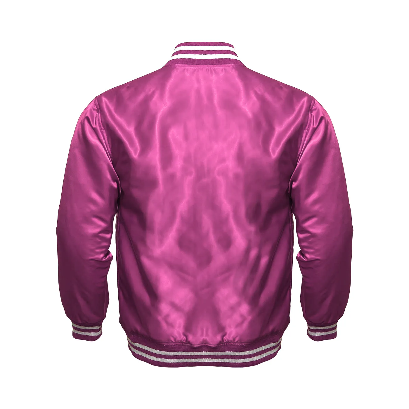 Mens Satin Jacket Pink