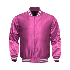 Mens Satin Jacket Pink