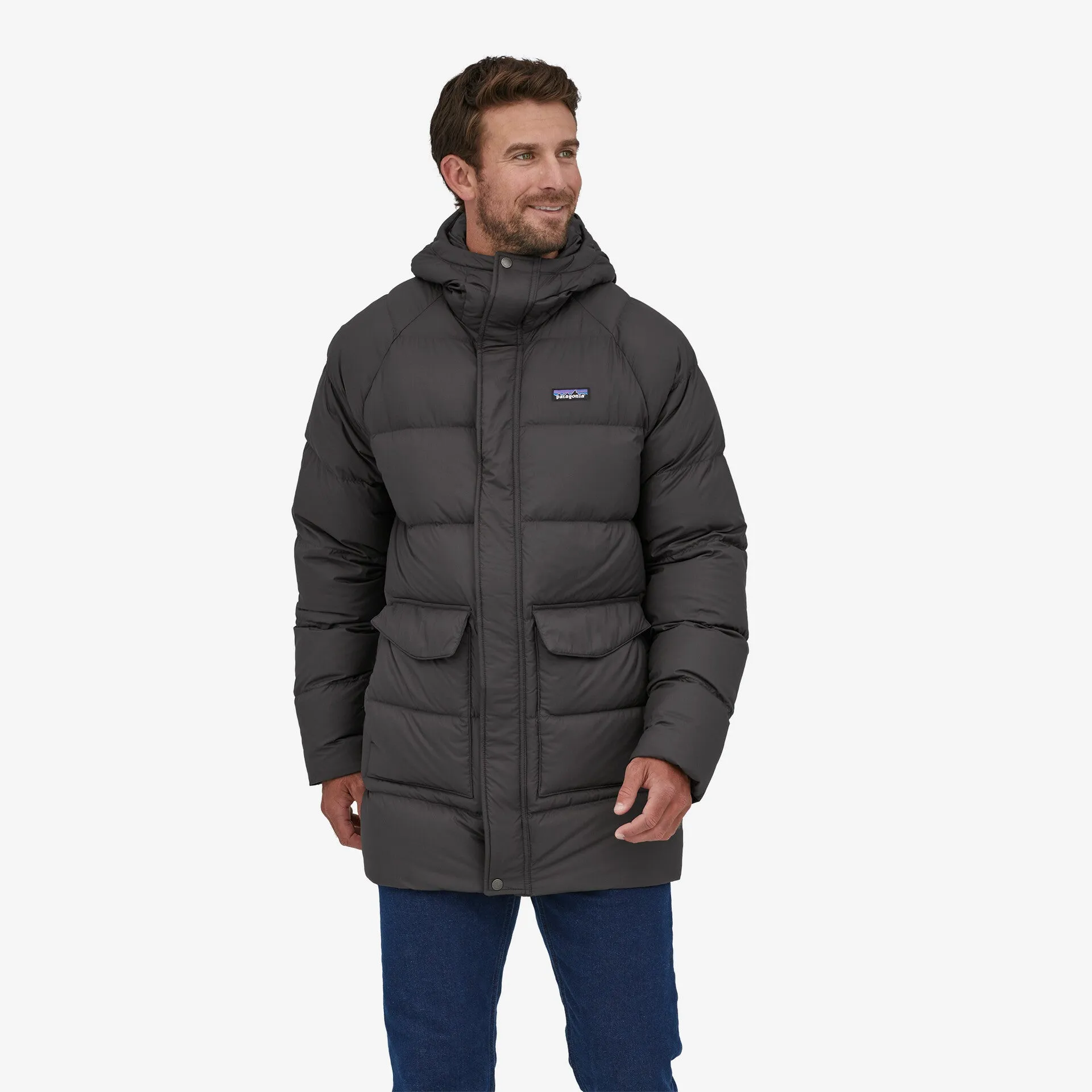 Men's Silent Down Parka Patagonia, black