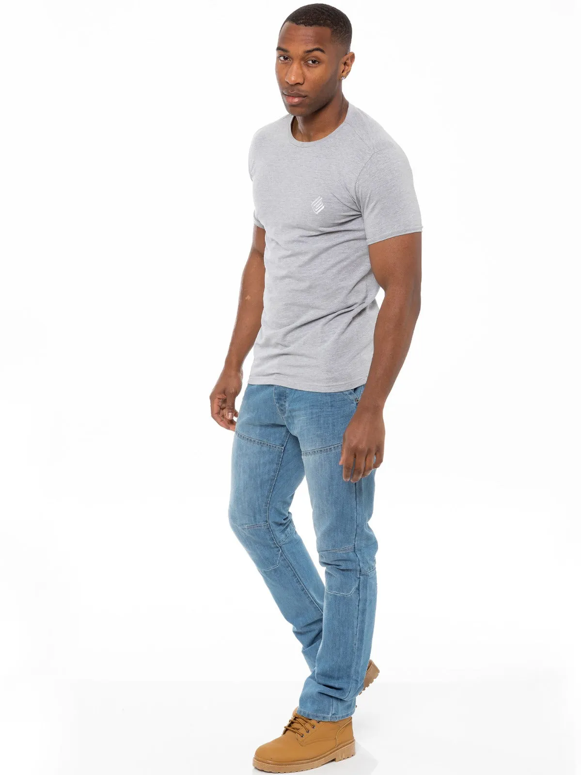 Mens Straight Fit Denim Jeans EZ243 - EZ244 | Enzo Designer Menswear