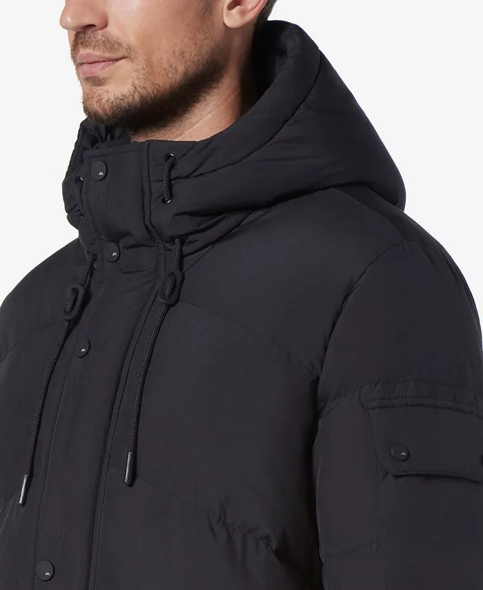 Men's Sullivan Down Puffer Stadium Parka Marc New York, black